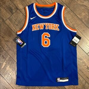 New York Knicks Jersey #6 Porzingas Nike YOUTH Large
